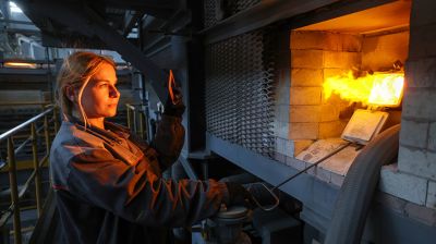 Как хрупкая женщина из Гродно держит под контролем стекловаренную печь