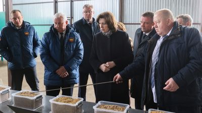 Кочанова ознакомилась с деятельностью ОАО "Парохонское"