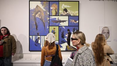 Картины, скульптуры и художественные инсталляции: фестиваль "Арт-Минск 2026" стартовал во Дворце искусства  