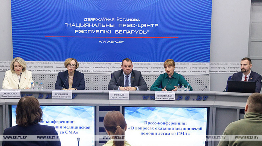 Вопросы оказания медицинской помощи детям со СМА обсудили на встрече в Белпрессцентре 