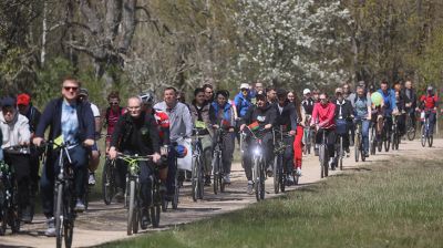 Велопробег ко Дню Победы собрал в Беловежской пуще около 400 человек