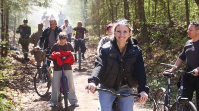 Велопробег ко Дню Победы собрал в Беловежской пуще около 400 человек