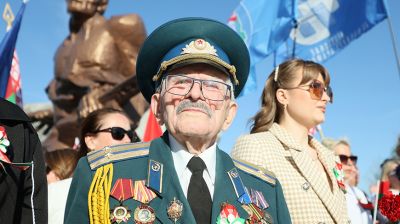 "Прорыв Победы". Патриотическая акция прошла в Ушачском районе
