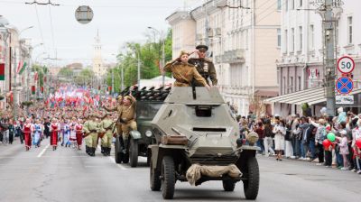 Парад военной техники, памятные акции: 9 Мая в Гомеле
