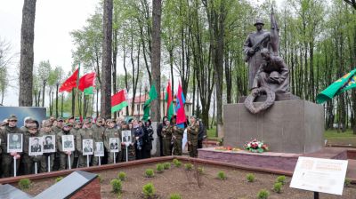 Памятник на братской могиле после реконструкции открыли в Витебском районе