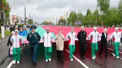 Переполняло чувство любви к Родине. В Витебске чествовали главные государственные символы 