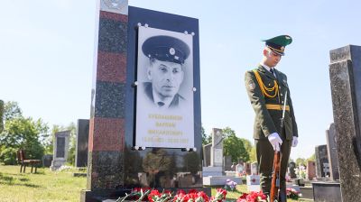 Обновленный памятник легендарному пограничнику Варламу Кублашвили открыли в Бресте