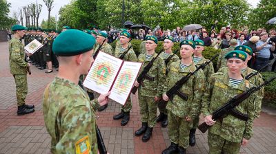 Пограничники в Гродно приняли военную присягу