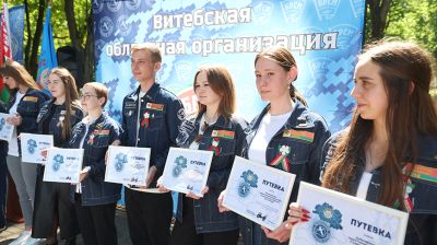 Студотряды Витебской области открыли третий трудовой семестр