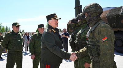 Лукашенко принял участие в совместной с Россией тренировке ядерных сил