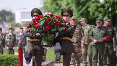 Выставка военной техники в Лиде у Кургана Бессмертия пополнилась новыми образцами