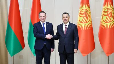Премьер-министр Беларуси встретился с президентом Кыргызстана