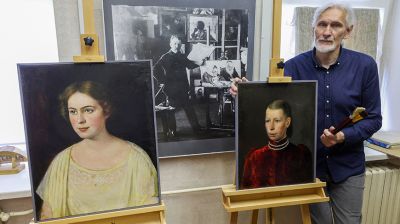 Два женских портрета кисти Юделя Пэна восстановил витебский реставратор