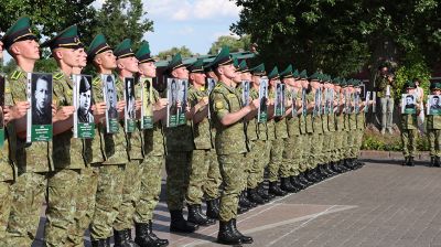 Память пограничников почтили в Бресте акцией "Боевой расчет" 
