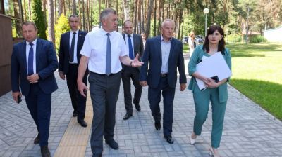 Назаров ознакомился с модернизацией туробъектов нацпарка "Браславские озера"
