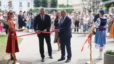 Тематический Ярославский дворик открыли в Могилеве  