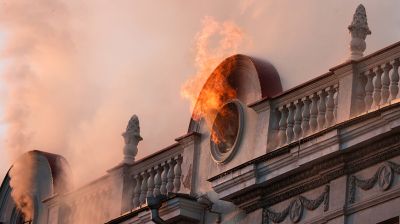 МЧС: пожар на ул.Ленина в Минске ликвидирован, никто не пострадал