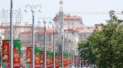Минск украсили ко Дню Независимости