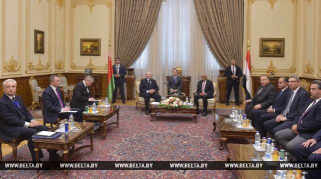 Лукашенко встретился с председателем Палаты представителей Египта
