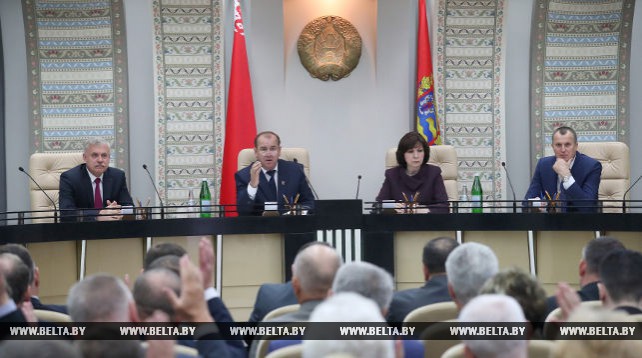 Областной Совет депутатов утвердил Исаченко в должности председателя Миноблисполкома