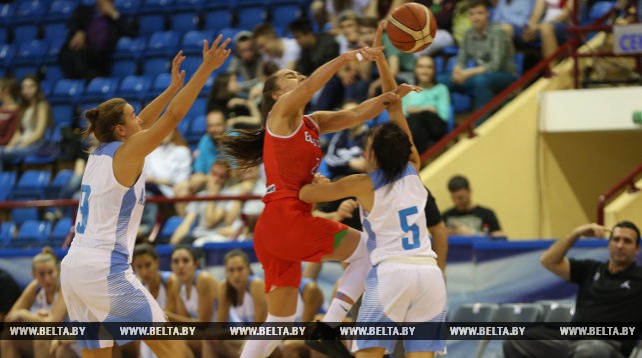 Женская сборная Беларуси по баскетболу уступила Аргентине на турнире памяти Семена Халипского
