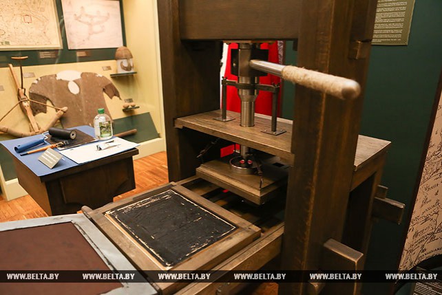Копия печатного станка Гутенберга пополнила экспозицию Национального исторического музея