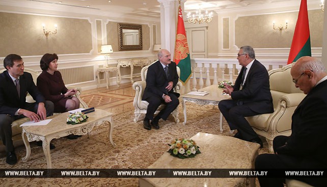 Лукашенко встретился с вице-президентом Национального олимпийского комитета Азербайджана Чингизом Гусейнзаде