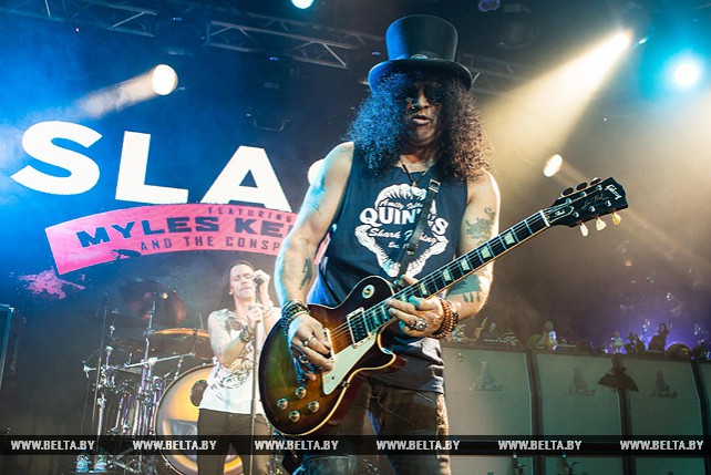 Легендарный гитарист Slash выступил в Минске 