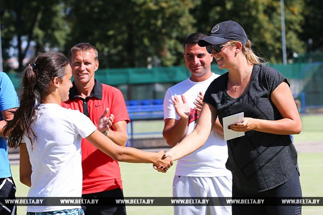 Детский теннисный тренировочный лагерь под руководством Виктории Азаренко прошел в Минске