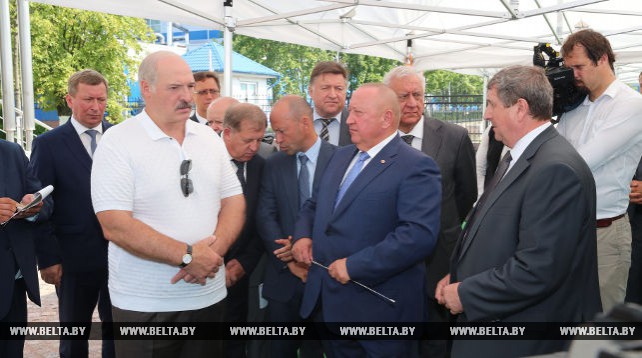 Лукашенко посетил ОАО "Савушкин продукт"