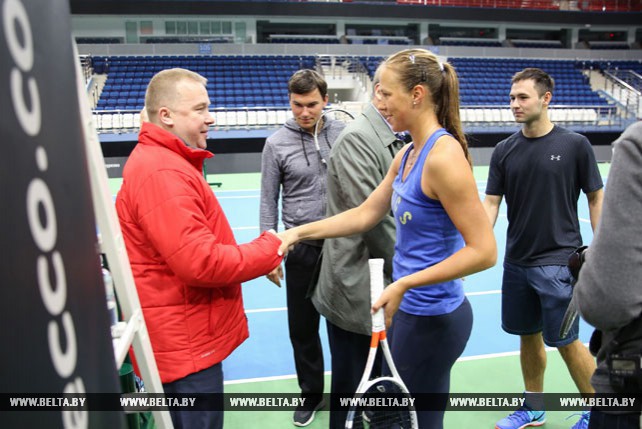 Белорусские теннисистки готовятся к полуфиналу Кубка Федерации