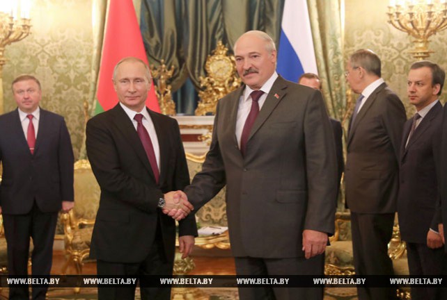 Александр Лукашенко встретился с Владимиром Путиным