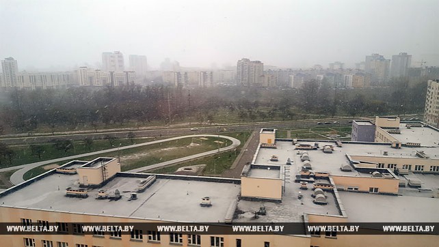Снег в Минске