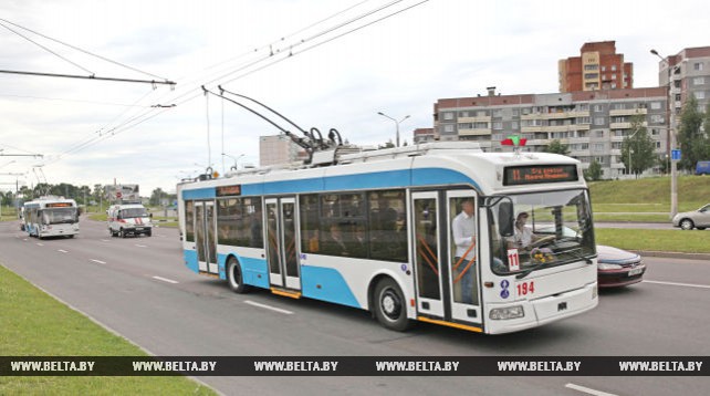 Новый троллейбусный маршрут открыт в Витебске