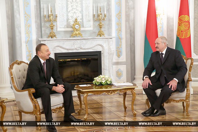 Александр Лукашенко встретился в Минске с Президентом Азербайджана