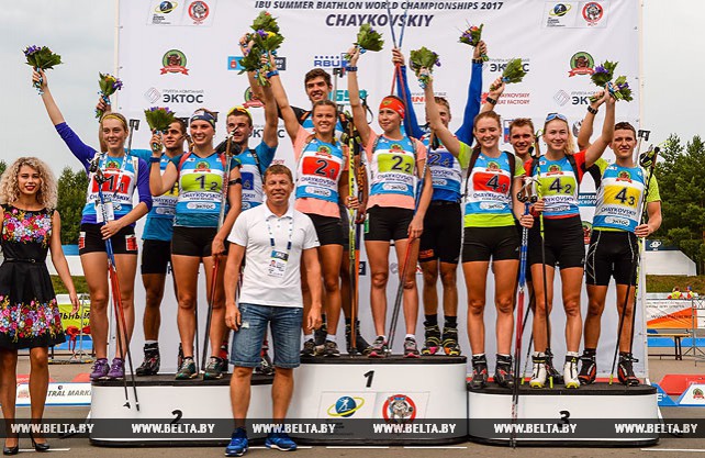 Белорусы завоевали бронзу на юниорском чемпионате мира по летнему биатлону