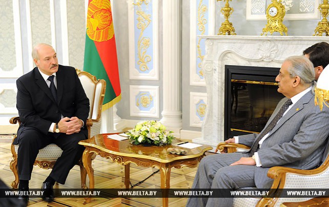 Лукашенко встретился с председателем сената парламента Пакистана