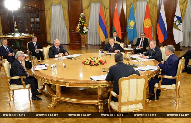 Заседание Высшего евразийского экономического совета в узком составе
