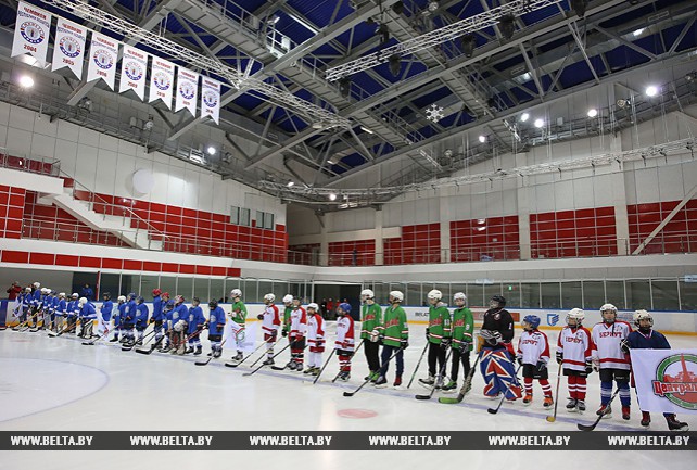 Церемония открытия соревнований по хоккею "Золотая шайба" прошла в Минске