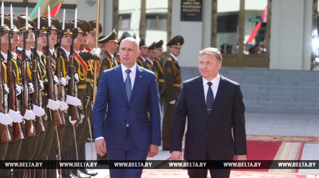 Встреча премьер-министров Беларуси и Молдовы в узком составе состоялась в Минске