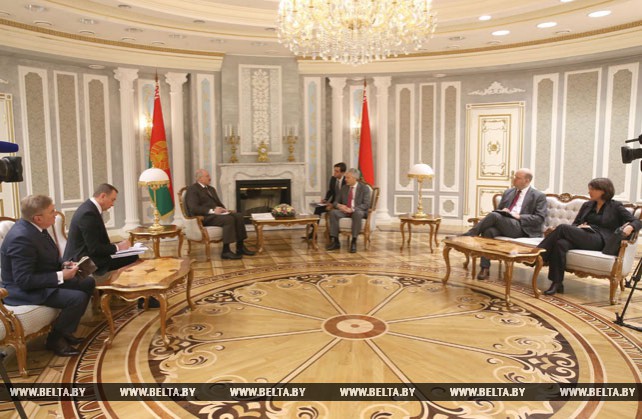 Лукашенко встретился с заместителем премьер-министра - министром иностранных и европейских дел Бельгии Дидье Рейндерсом