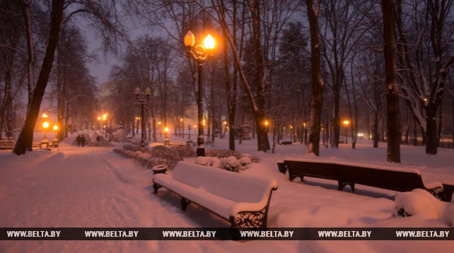 Заснеженный Минск