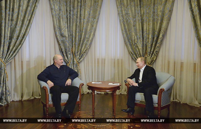 Лукашенко и Путин встретились в Сочи