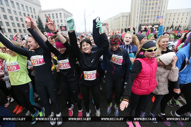 Легкоатлетический забег Beauty run состоялся в Минске 8 марта