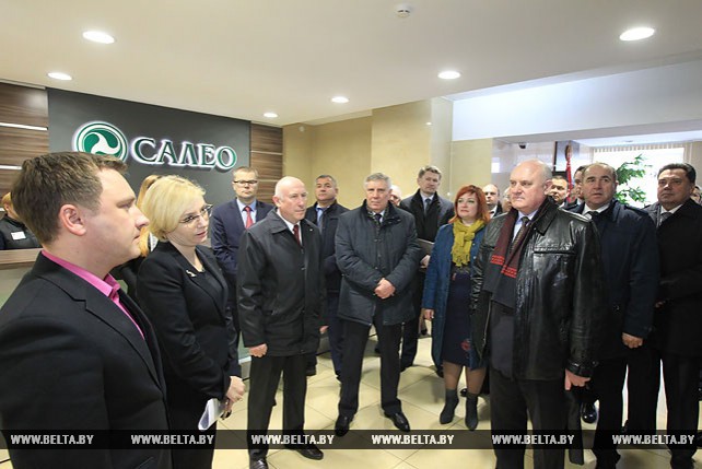 Участники заседания Совета по взаимодействию органов местного самоуправления посетили ООО "Салео"