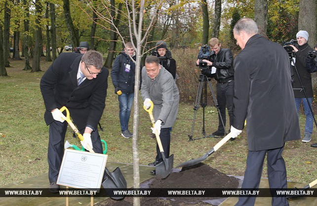Кампания "Инклюзивная Беларусь" стартовала в Минске церемонией посадки дерева