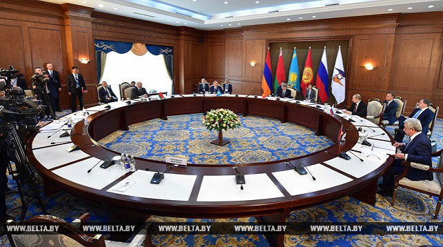 Лукашенко принял участие в заседании Высшего Евразийского экономического совета в Бишкеке