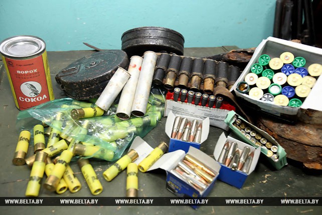 Значительное количество оружия изъяли витебские милиционеры во время операции "Арсенал"
