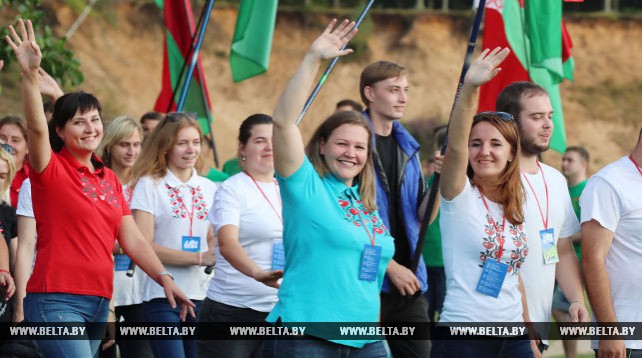 Фестиваль работающей молодежи "Олимпия" проходит в Воложинском районе