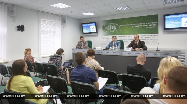 Пресс-конференция об участии Беларуси в "ЭКСПО-2017" в Астане прошла в пресс-центре БЕЛТА